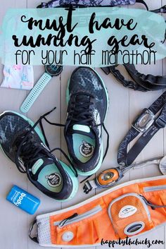 there are many items that can be used to make running gear for marathons, including shoes and water bottles