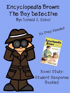 an image of a book cover with the title, encyclopedia brown