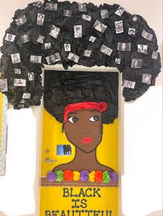 Black is beautiful classroom door decoration. School Celebration Ideas, Classroom Door Decoration Ideas, Wooden Door Ideas, Beautiful Classroom, Door Decoration Ideas, School Board Decoration, School Celebration, Door Decorations Classroom, Board Decoration