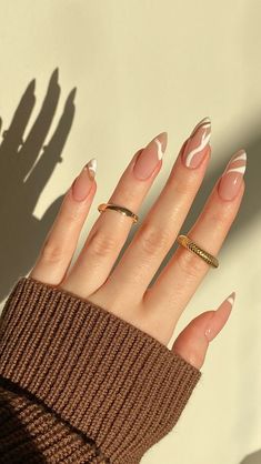 Nails And Rings, Nails Board, Nail Glam, Nagellack Trends, Cute Nails For Fall, Nails 2022, Minimal Nails, Almond Acrylic Nails