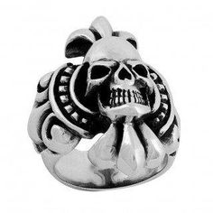 Tribal Chief - Heavy Biker Skull Ring is made from the highest grade in stainless steel 316L and oxidized finish. Nah… we don’t mass produce our skull rings in some dimly lit factory with underpaid workers. Even though our prices are incredibly low, we believe in creating quality jewelry that’ll outlast you, your offspring and even your great grand badasses for generations to come. This detailed hunk of 316L surgical stainless steel was forged to life by hands that can accurately air guitar no f Air Guitar, Skull Rings, Skull Bracelet, Skull Jewelry, Purple Stones, Stone Gold, Skull Ring, Brushed Steel, Quality Jewelry