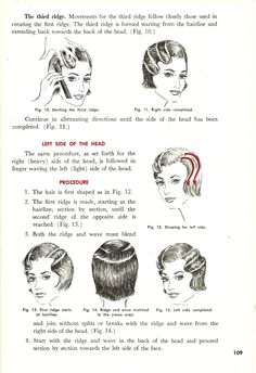 Vintage Finger Wave Instructions Tutorial www.vintageclothin.com Retro Hairstyles Tutorial, Retro Updo, Historical Hairstyles, Finger Wave Hair, Waves Tutorial, Vintage Hairstyles Tutorial, Hair Dressing