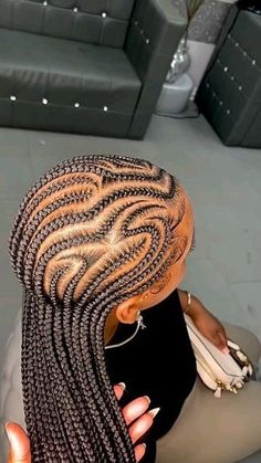 New Cornrow Hairstyles, Cornrow Designs For Women, All Back Cornrows Hairstyles, Corn Row Braids, Stylish Cornrows, Two Cornrow Braids, Cornrows Ideas, Cornrow Designs, Cornrow Braid Styles