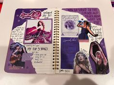 Taylor Swift Speak Now Journal, Speak Now Journal Page Taylor Swift, Speak Now Scrapbook, Speak Now Journal, Speaknow Aesthetic, Song Journal