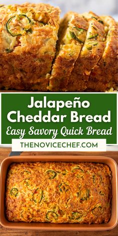 jalapeno cheddar bread easy savory quick bread with zucchini and cheese