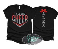 Glitter Cheer Shirt | Cheer Tshirts | Cheerleading Mom Shirts | Cheerleader Gift | Glitter Megaphone Shirt | Bella Canvas T-shirt PLEASE READ BEFORE ORDERING WE CANNOT RUSH ORDERS OR CREATE  NEW DESIGNS DURING PEAK SEASON AUG - MAY.  IF YOU NEED TO CANCEL PLEASE DO SO WITHIN 24HRS Please read full description before ordering we cannot be responsible for mistakes made by not reading the full description. ORDERING INSTRUCTIONS: 1. Select your Garment Size/Color Each size must be selected separatel Varsity Cheer Mom Shirts, Diy Cheer Shirts, Family Cheer Shirts, Cheer Tshirt Ideas, Cheerleading Shirts Designs High School, Cheer Fan Shirts, Cheer Team Shirts Design, Competition Cheer Shirts, Cheerleader Tshirt Designs Ideas