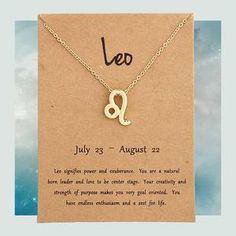 Leo Zodiac Necklace – The Spiritual Planet Leo Zodiac Necklace, Leo Necklace Zodiac, Leo Zodiac Sign, Gift For Yourself, Zodiac Collection, Zodiac Necklace, Minimalistic Style, Leo Zodiac, Zodiac Necklaces