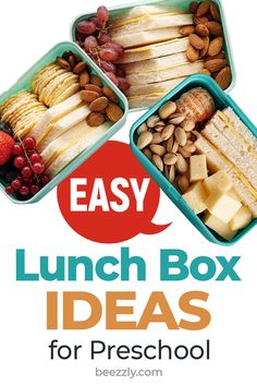 the easy lunch box ideas for preschool are great to use as an appetizer