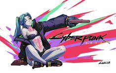 Lucia Hsiang, Rebecca Cyberpunk Edgerunners, Cyberpunk Edgerunners, Cyberpunk Anime, Concept Art Drawing, Game Character Design, Character Design Animation, Cyberpunk Art, Cyberpunk 2077