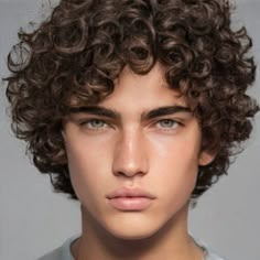 Artbreeder Male Curly Hair, Long Curly Boys Haircut, Curly Teen Boy Hair Styles, Long Curly Mens Haircut, Boys Long Curly Hairstyles, Boys With Long Curly Hair, Male Curly Haircut, Mid Length Curly Hair Men, Hair Styles Men Curly