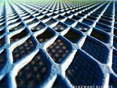 a close up view of a metal grate