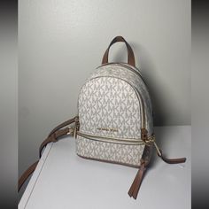 Excellent Condition. No Stains Or Tears. Brand New. Backpack Style That Has Adjustable Straps. These Straps Are Able To Detach From The Bag. Great Storage. 3 Zipper Pockets. One Including More Pockets Inside. Michael Kors Leather Backpack With Zipper, Michael Kors Brown Standard Backpack, Michael Kors Brown Backpack With Zipper Closure, Michael Kors Mini Backpack, Casual Michael Kors Backpack For On-the-go, Michael Kors Backpack With Zipper Closure For On-the-go, Michael Kors Backpack, Vegan Leather Backpack, Flap Backpack