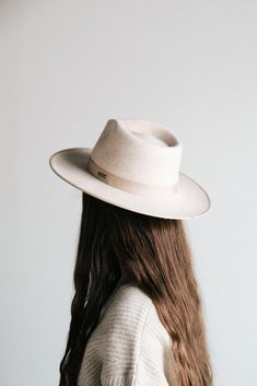 Monroe Oatmeal - Women's Rancher Hat Classic Wide Brim Felt Hat For Everyday, Classic Brimmed Felt Hat For Everyday, Classic Fitted Felt Hat For Everyday, Classic Spring Fur Felt Fedora, Classic Fitted Fedora For Everyday, Classic Wide Brim Panama Hat For Fall, Classic Panama Hat With Curved Brim For Fall, Classic Spring Fedora With Flat Crown, Classic Wide Brim Fedora For Everyday