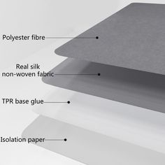 an overview of the different materials used to make a fabric - like wall paneling