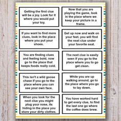 printable game for kids to play in the classroom, with instructions on how to use them