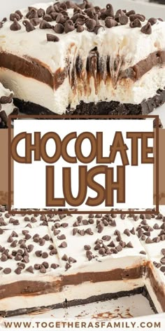 No Bake Chocolate Lush, Layered Chocolate Pudding Dessert With Graham Cracker Crust, Instant Chocolate Pudding Recipes, Lush Cakes Dessert Recipes, Chocolate Layered Pudding Dessert, Chocolate Pudding Dessert Recipes, Chocolate Graham Cracker Dessert, Chocolate Lush Dessert Recipe, Chocolate Lush Dessert