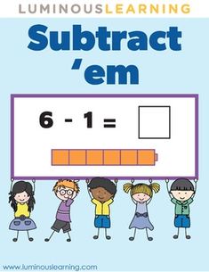 Improve your students' subtraction skills with Subtract 'Em math game. The subtraction game uses unifix cubes, which help students develop a stronger conceptual understanding of foundational math concepts. 

Use Subtract 'Em during center work or small group practice to reinforce subtraction concepts. Games are a great way to make math learning fun and engaging!

-------------------------------------------------------------------------------------------------
*Note: You can save money by purchas Fun Addition And Subtraction Games, Unifix Cubes, Weather Worksheets, Subtraction Games, Math Learning, Alphabet Tracing Worksheets, Conceptual Understanding, Worksheets For Kindergarten, Math Game