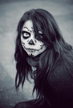 Catrina Tattoo, Dead Makeup, Day Of The Dead Art, Sugar Skull Makeup, Horror Makeup, Halloween 2014, Dark Style, Sugar Skull Art, Special Effects Makeup