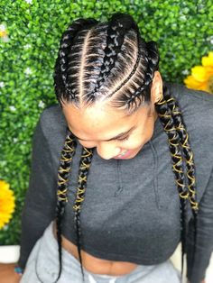 #Hairstyle #hairstyles To Braids, Braids Step By Step, Braided Hairstyles For Black Women Cornrows, Feed In Braids Hairstyles, Goddess Braids Hairstyles, Braided Cornrow Hairstyles, Braids Hairstyles Pictures, Feed In Braid