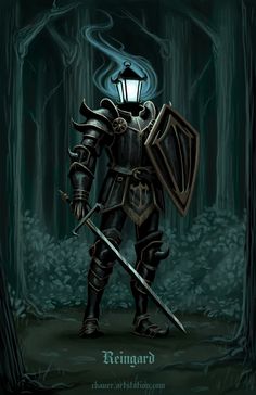 Dnd Homebrew, Magic Lantern, Knight Art, Monster Concept Art, Dungeons And Dragons Homebrew, Suit Of Armor, Fantasy Armor