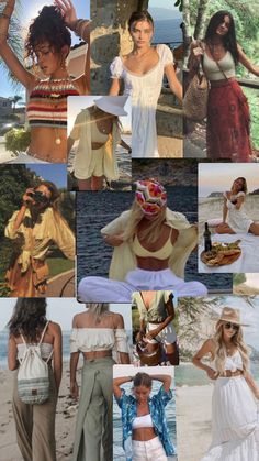 Boho Mamma Mia Style, Mama Mia Vibe Outfits, Vacation Core Outfits, Mamma Mia Fashion Aesthetic, Mamma Mia Beach Outfits, Mamma Mia Outfits Inspiration Sophie, Mama Mia Outfits Aesthetic, Mamma Mia Aesthetic Outfits Sophie, Greece Aesthetics Mamma Mia Outfits