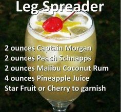 a cocktail recipe with ingredients to make it look like an ice cream sundae or lemonade