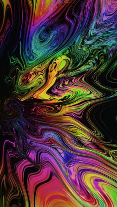 an abstract background with multicolored swirls