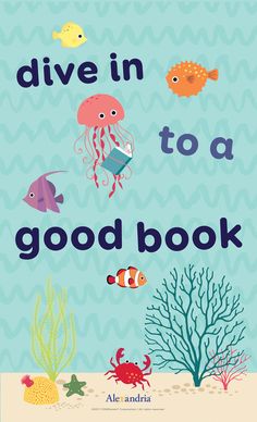 the cover of dive in to a good book