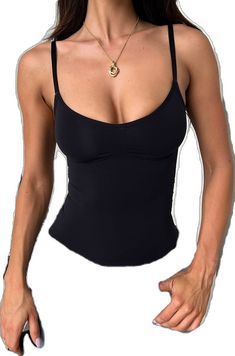 Solid Cami Bodysuit With Built-in Bra, Fitted Cami Swimwear With Built-in Bra, Summer Shapewear Camisole With Built-in Bra, Seamless Shaping Shapewear With Wide Straps, Black Bodysuit With Built-in Bra And Tank Straps, Cami Bodysuit With Built-in Bra, Solid Color Cami Bodysuit With Built-in Bra, Stretch Cami Swimwear With Built-in Bra, High Stretch Camisole With Built-in Bra And Tank Straps