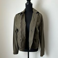 New Without Tags, Still Has Tag Plastic. Green Military Jack With Multiple Pockets. Stunning Quality And Beautiful Design. Bc Urban Style Khaki Button-up Outerwear, Casual Olive Outerwear With Flap Pockets, Casual Olive Outerwear With Button Closure, Trendy Olive Outerwear With Pockets, Maroon Jacket, Faux Suede Moto Jacket, Military Jacket Green, Womens Sherpa, Aviators Women