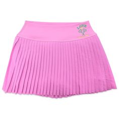 85% polyester / 15% spandex Fabric-covered waistband Machine washable Available in children's sizes Pink Tennis, Toys Art, Sour Patch Kids, Tennis Skort, Casual Game, Gifts Baby, Lifestyle Store, Children Clothing, Patch Kids