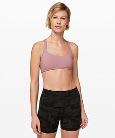 Free To Be Bra (Wild) | Women's Bras | lululemon athletica Lululemon Sports Bra With Built-in Bra For Gym, Lululemon Activewear With Built-in Bra For Yoga, Lululemon Sports Bra With Built-in Bra For Workout, Lululemon Stretch Workout Bra, Lululemon Stretch Bra With Built-in Bra, Lululemon Sports Bra For Pilates, Lululemon Sports Bra For Light Exercise With Light Support, Lululemon Activewear With Removable Bra Pads For Pilates, Lululemon Light Support Bra For Pilates