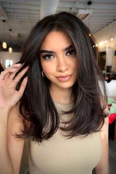 Homecoming Hairstyles We Love Bang Ideas, Hairstyles For Layered Hair, Haircuts For Medium Hair, Haircut For Thick Hair, Haircuts For Long Hair, Medium Hair Cuts, Long Hair Cuts, Homecoming Hairstyles