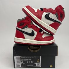 This Pair Is Brand New With Box! They Are A 5c In Toddler! Please Check All Photos Before Purchasing! All Sales Are Final! No Refunds Or Returns! If You Have Any Questions About Sizing Feel Free To Send Me A Message! I Am Not Responsible For Factory Flaws On Mass Produced Pairs! All Items Ship The Day After Purchase Priority Mail & Double Boxed Unless The Order Is Placed On A Saturday! All Sales Are Final! No Refunds Or Returns! Please Check All Photos Before Purchasing! Red Basketball Shoes, Jordan Retro 11, Nike Air Jordan 5, Jordans Girls, Nike Air Jordan 1 Retro, Jordan 13 Retro, Nike Air Jordan Retro, Air Jordan 1 Retro High Og, Air Jordan 1 Retro High