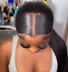 Frontal Installation, Frontal Ponytail, High Ponytail Hairstyles, Weave Ponytail Hairstyles, Ponytail Hairstyle, Big Mama