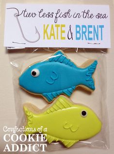 two fish in the sea cookie cutters are packaged for $ 3 99 at cookiesaddict com