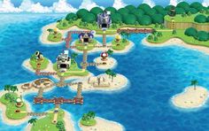 the map for mario kart's island is shown in this screenshote