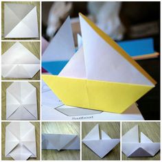 how to make an origami boat out of paper