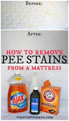 how to remove pee stains from mattresses with this easy and effective method that works