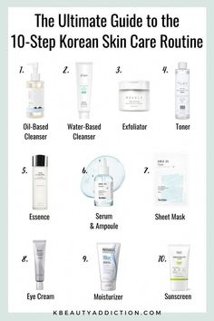 Beauty Skin Care Routine For Combination Skin, Best Korean Skincare Products For Glass Skin, Korean Clear Skin Skincare Routine, Best Korean Sunscreen For Face, Korean Sunscreen For Dry Skin, Korean Skincare Products For Dry Skin, Korean Moisturizer For Combination Skin, Skin Care Korean Products, Korean Skincare Routine For Oily Skin