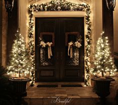 All Things Beautiful Christmas Porch {Garland}