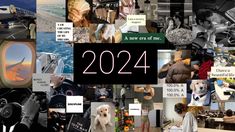 a collage of photos with the words 2021 written on them