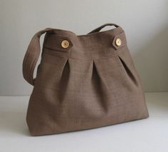 Sale 10  Brown Hemp/Cotton Bag shoulder bag purse by tippythai, $32.00 Brown Canvas Shoulder Bag As Gift, Casual Brown Fabric Bag, Brown Ethically Sourced Bag For Everyday Use, Handmade Brown Canvas Bag For Everyday, Ethically Sourced Brown Bag For Everyday Use, Everyday Handmade Brown Canvas Bag, Everyday Brown Handmade Canvas Bag, Everyday Brown Ethically Sourced Shoulder Bag, Handmade Brown Cotton Shoulder Bag