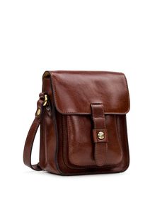 The Lari Crossbody is a great choice if you're looking for simple versatility. Crafted in luxurious leather, it features an adjustable crossbody strap that allows you to find the most comfortable carry length, and it has a stylish leather flap that covers a nicely sized front pouch pocket. 100% full-grain leather Interior: 1 zip pocket and 1 slip pocket; faux suede lining, 100% polyester Exterior: 1 slip pocket under the front flap, 1 rear slip pocket with magnetic snap closure, burned edge fini