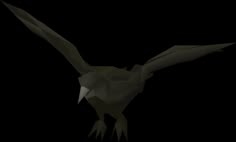 a bird that is flying in the air with its wings spread out and it's head