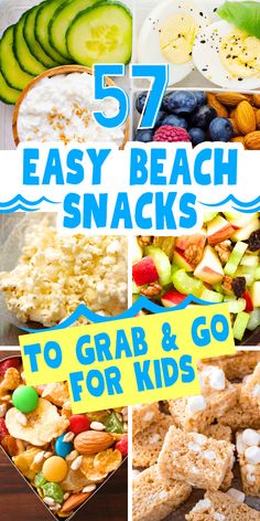 seven easy beach snacks to grab and go for kids