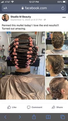 Mullet With Perm, Boys Perms Hair, Perms For Short Hair Boys, Loose Perm Mullet, Boys Perm, Mullet Boys Haircut