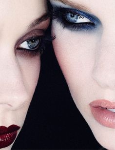 Juliana Schurig and Bree Smith by Ben Hassett for Dior Magazine Fall 2015. Makeup by Peter Philips Makeup Editorial, Lip Art Makeup, Mode Editorials, Party Photoshoot, Model Makeup