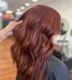 Rich Red Hair Color Dark Auburn, Red Ish Hair, Deep Copper Hair Color, Textured Hairstyles, Copper Hair Dark, Cowboy Copper