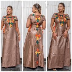 Need an exquisite African dress for your special event? You are at the right place.  We use the highest quality bazin there is and take great care in sewing and having the dress delivered.   The dresses are custom made to your measurements.  Everything is done with customer satisfaction in mind.  We suggest that you leave us your measurements to get a better fit. But if somehow you are unable to do your own measurements, then please choose a size from the chart. You can add an optional message (size, color, or other custom) to me in the note section during checkout. Buyers are responsible for return shipping costs in rare cases where returns are accepted Traditional Ankara Fabric Dress For Wedding, Senegal Dress, Bazin Dress, African Bazin, Dress African, African Lace, African Dress, Dress Clothes For Women, Special Event